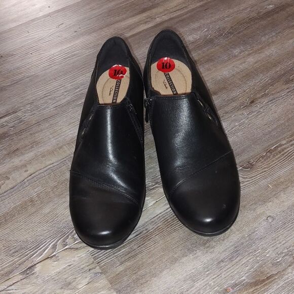 Clarks Women's Warren Block heel ankle boot shoe  Sz 10  NWOT - Picture 2 of 8